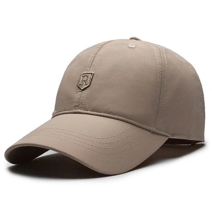 Perforated breathable men's sports cap