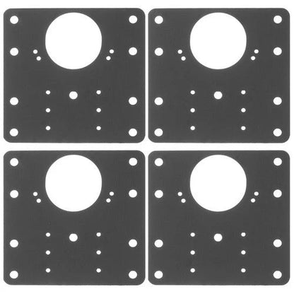 Hinge Plate Repair Set 4-Piece Stainless Steel