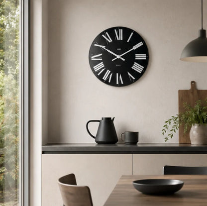 Alessi Firenze Wall Clock with Roman Numerals