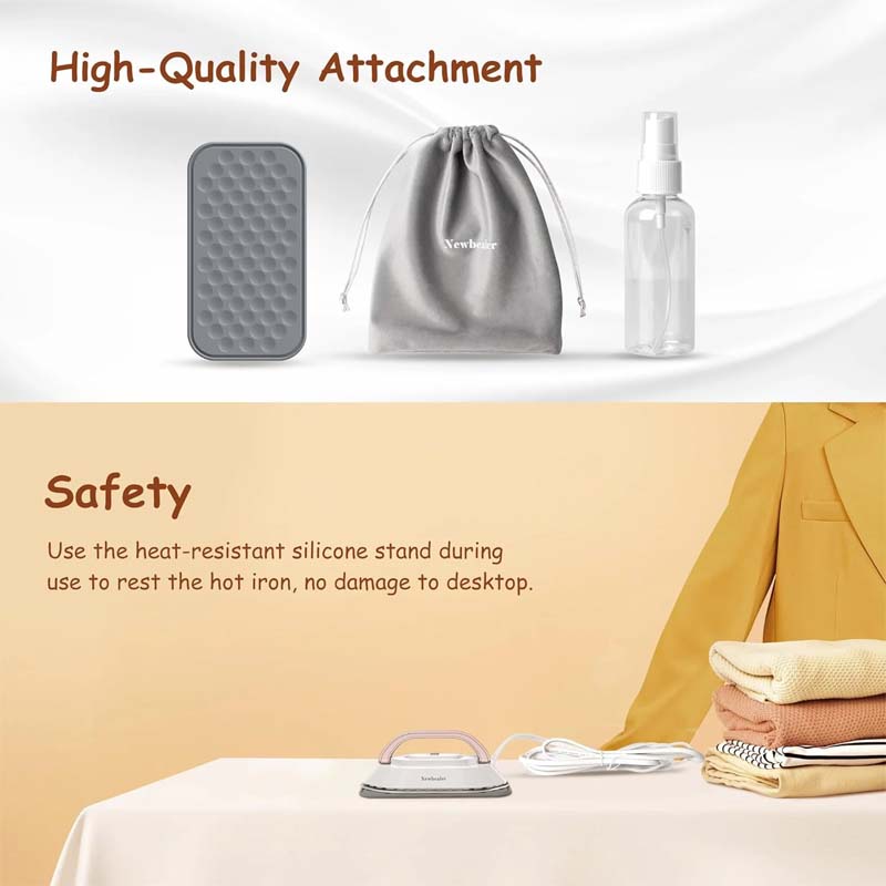 Travel Iron for On-the-Go with Ceramic Sole