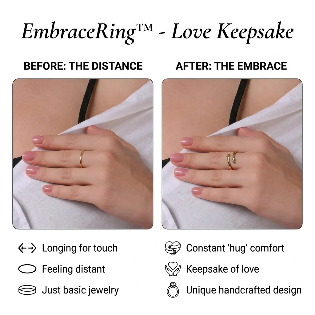 EmbraceRing – Love Keepsake with Hug