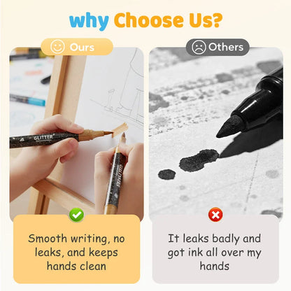 Glimora Double-Sided Glitter Pen Set