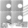 Hinge Plate Repair Set 4-Piece Stainless Steel