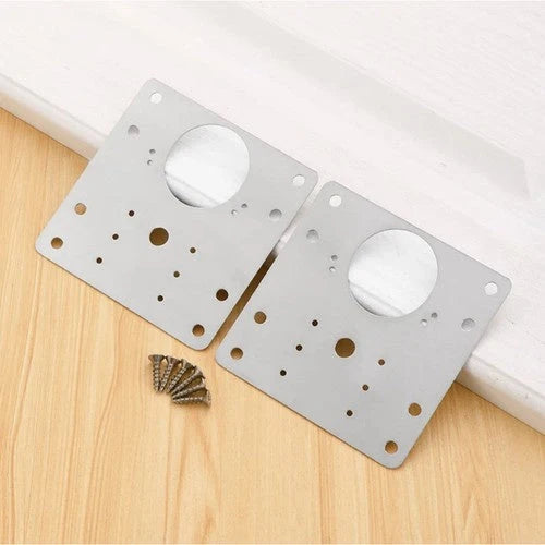 Hinge Plate Repair Set 4-Piece Stainless Steel
