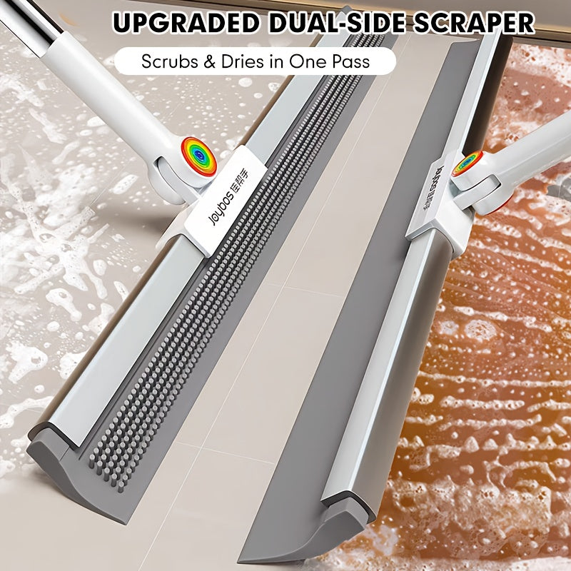 Floor mop with TPE brush strip