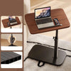 Laptop table with wheels & 360° swivel function, height adjustable