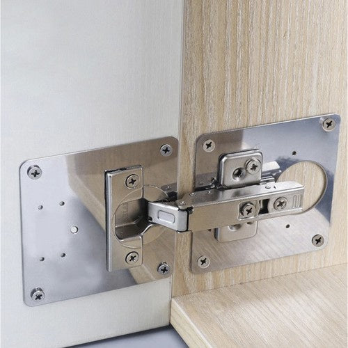 Hinge Plate Repair Set 4-Piece Stainless Steel