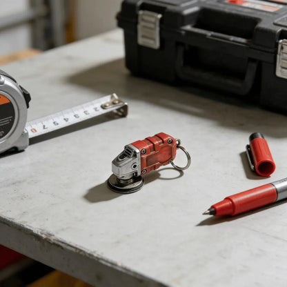 EdgeCraft™ Mini Grinder Keychain — Compact, Decorative, and Always Within Reach