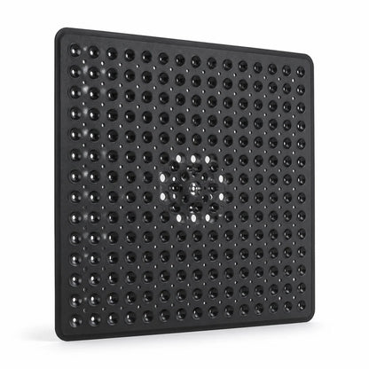 Non-slip Shower Mat with Suction Cups & Quick Drain (Machine Washable)