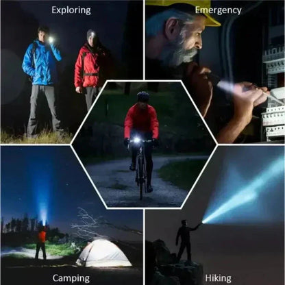 Tactical LED Flashlight 90,000 Lumens IP65
