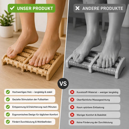 Wooden Foot Massage Board – Reflexology Massage