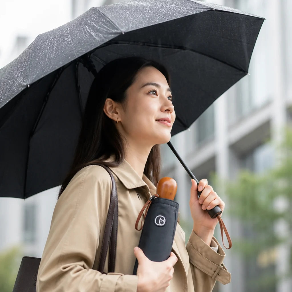 Foldable Umbrella with 8 Metal Fiber Spokes