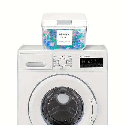 Laundry Detergent Pods Storage Box with Lid