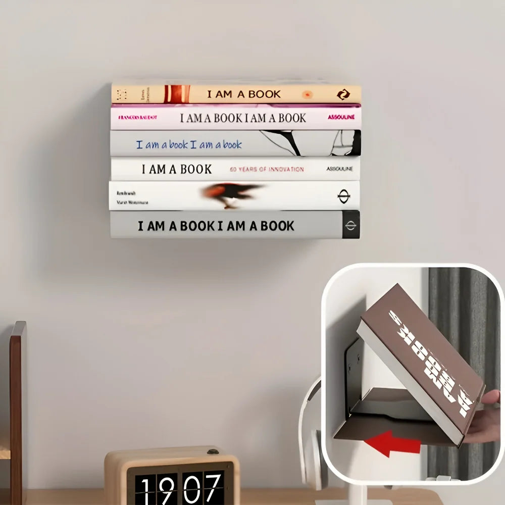 Floating shelf with invisible wall mount