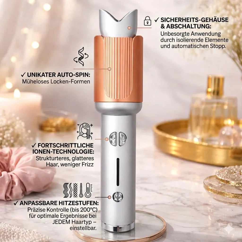 VivaCurl™ Styler — Transform Your Hair into Irresistible, Admired Curls Full of Shine and Life