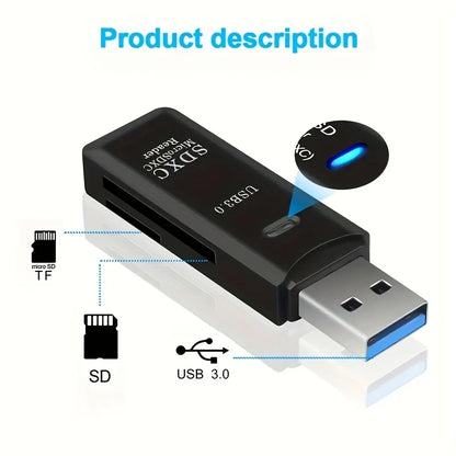 USB 3.0 Card Reader | SD & MicroSD Adapter