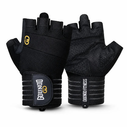Reinforced Wrist Support & Non-Slip Half-Finger Training Gloves