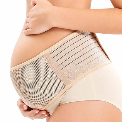 Maternity belt with belly and pelvic support