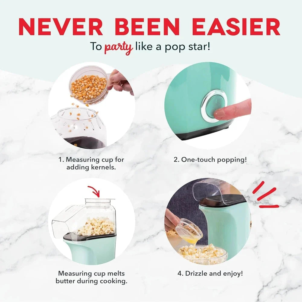 PopNGo™ Hot Air Popcorn Maker Without Oil