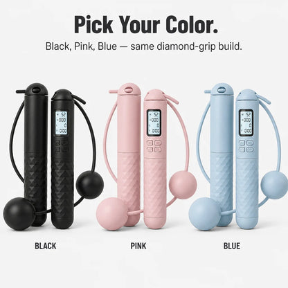 PulseRope Wireless Jump Rope with LCD Display