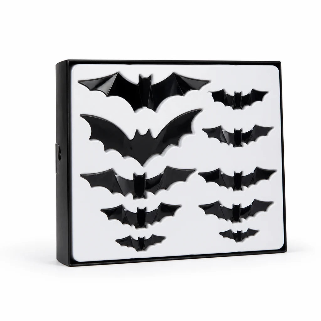 3D Flying LED Self-Adhesive Bat Wall Lamps (Multi-Piece Set)