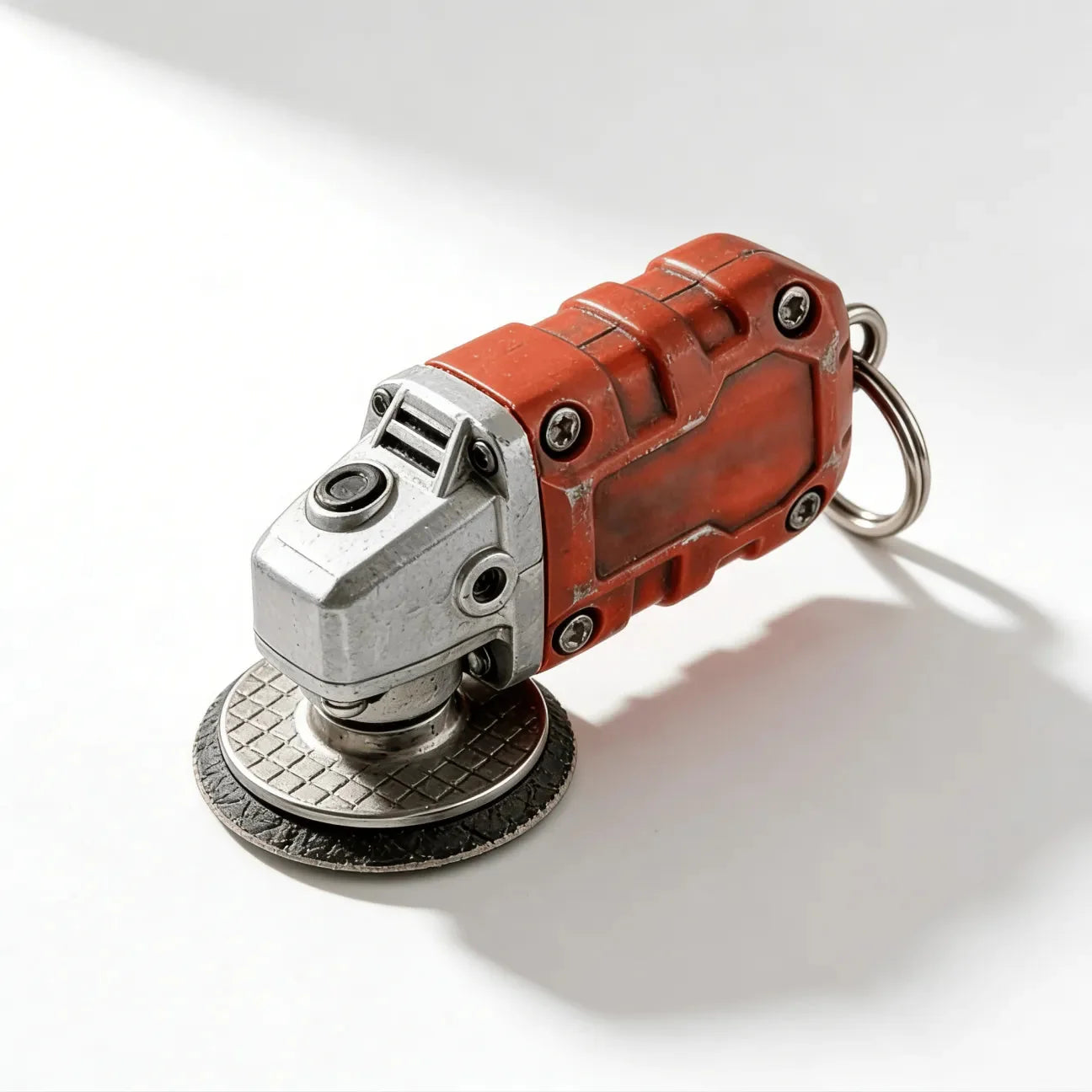 EdgeCraft™ Mini Grinder Keychain — Compact, Decorative, and Always Within Reach