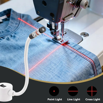 Magnetic Laser Guide for Sewing Machines
