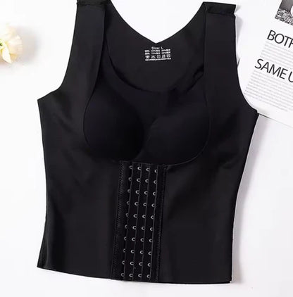 WaistSculpt™ Push-up Bra with Adjustable Straps and Removable Pads