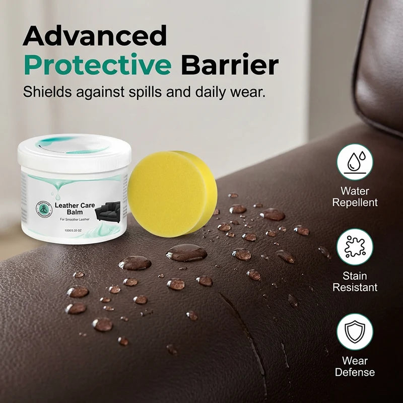 LeatherGlow Premium Leather Care Balm 100g