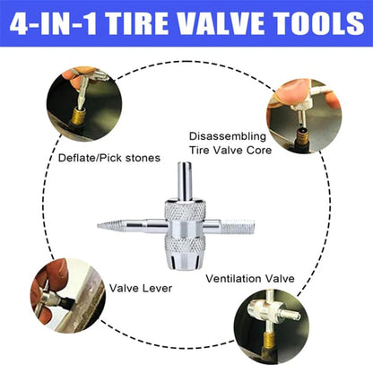 Tire Valve Tool Set for Quick Replacement