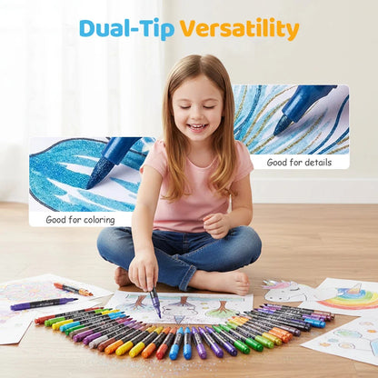 Glimora Double-Sided Glitter Pen Set
