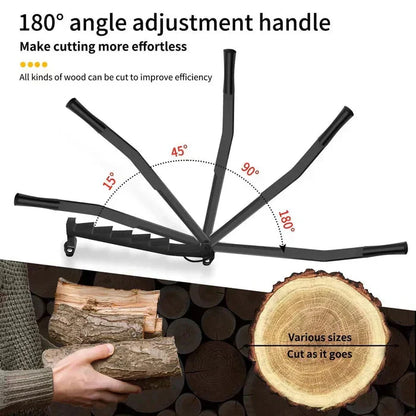 Wall-mounted wood splitters made of carbon steel