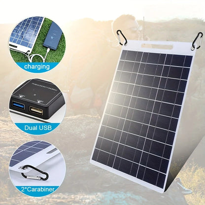 Portable Solar Panel Charger with USB Output