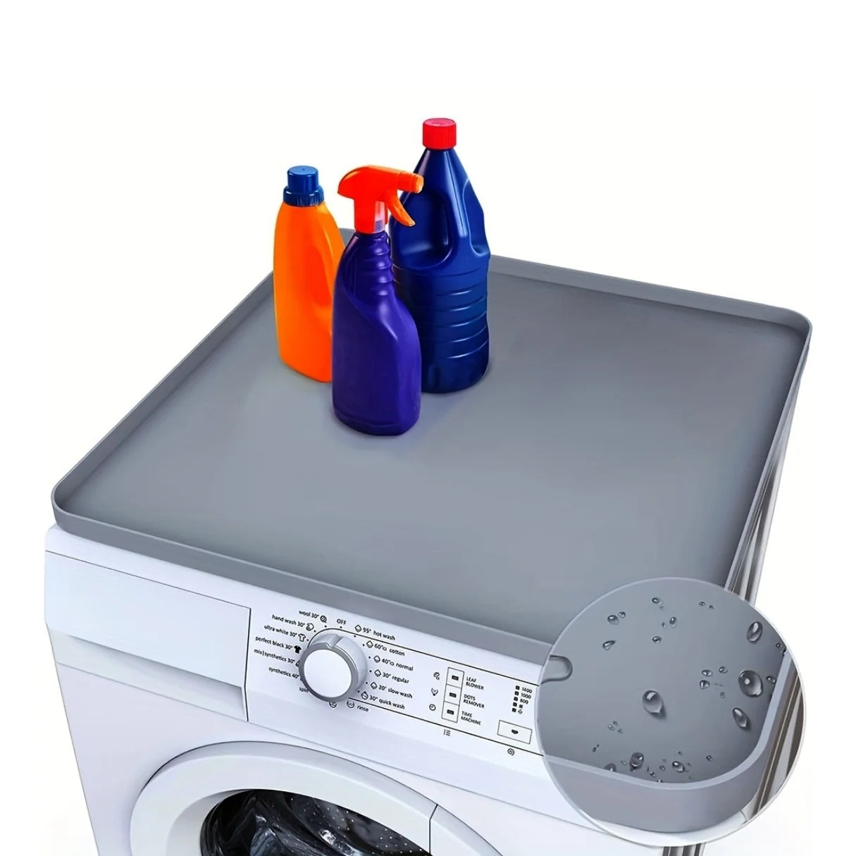 Silicone Protective Mat 60x60 cm for Washing Machine and Dryer