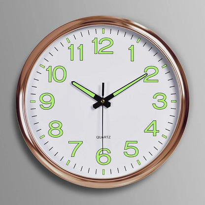 Glowing Wall Clock 30 cm – Silent