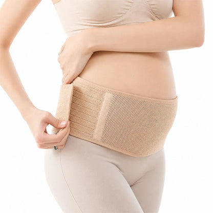 Maternity belt with belly and pelvic support