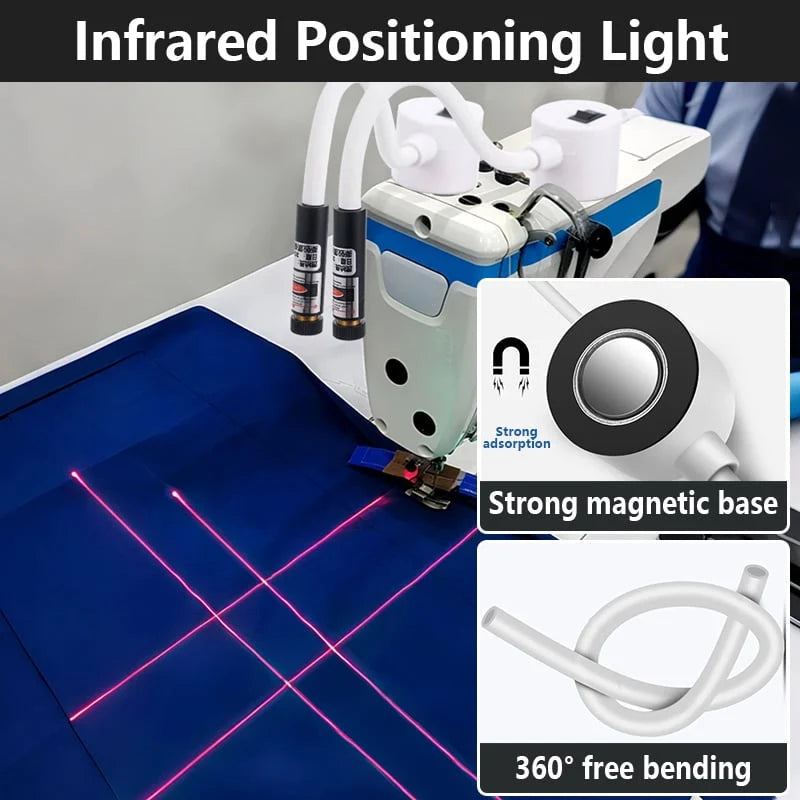 Magnetic Laser Guide for Sewing Machines