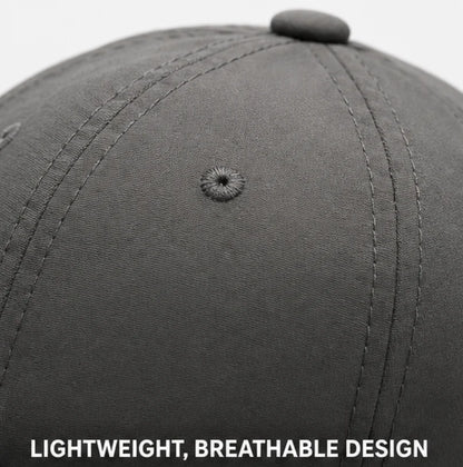 Perforated breathable men's sports cap