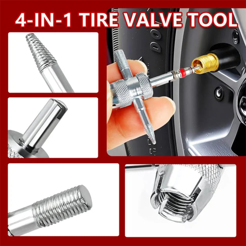 Tire Valve Tool Set for Quick Replacement