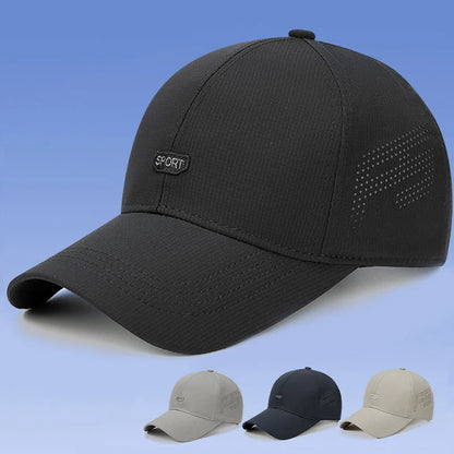 Men's Performance Cap – Adjustable Sports Hat