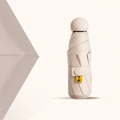 Capsule Pocket Umbrella with Sun Protection