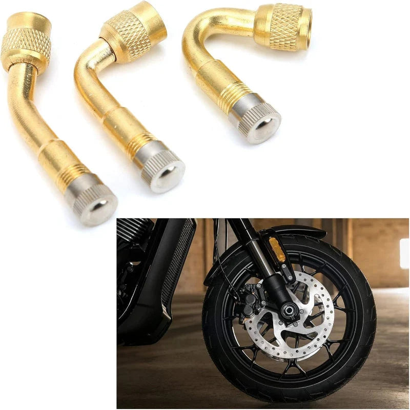Flexible 3-Angle Tire Valve Extension Set