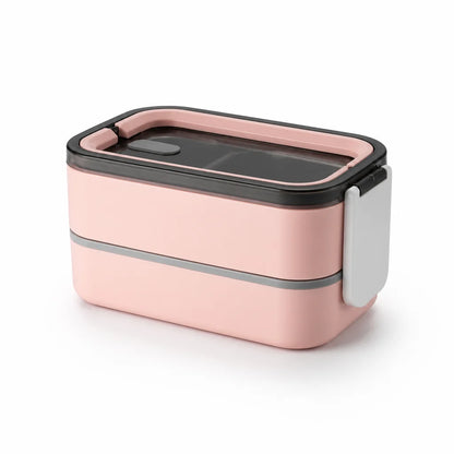 Stainless Steel Two-Layer Airtight Bento Lunch Box