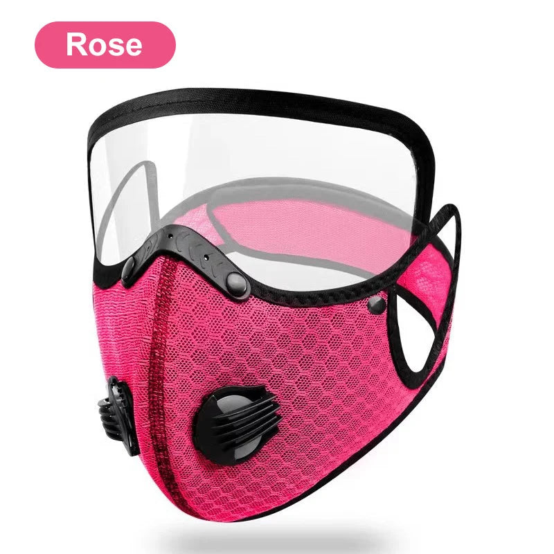 2-in-1 Motorcycle Mask with Anti-UV Glasses