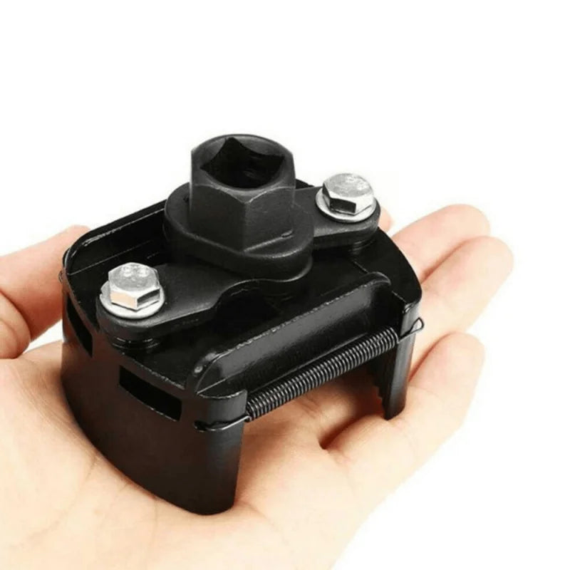 Adjustable Oil Filter Wrench 60–80 mm | 2-Claw Gripper for Oil Filter
