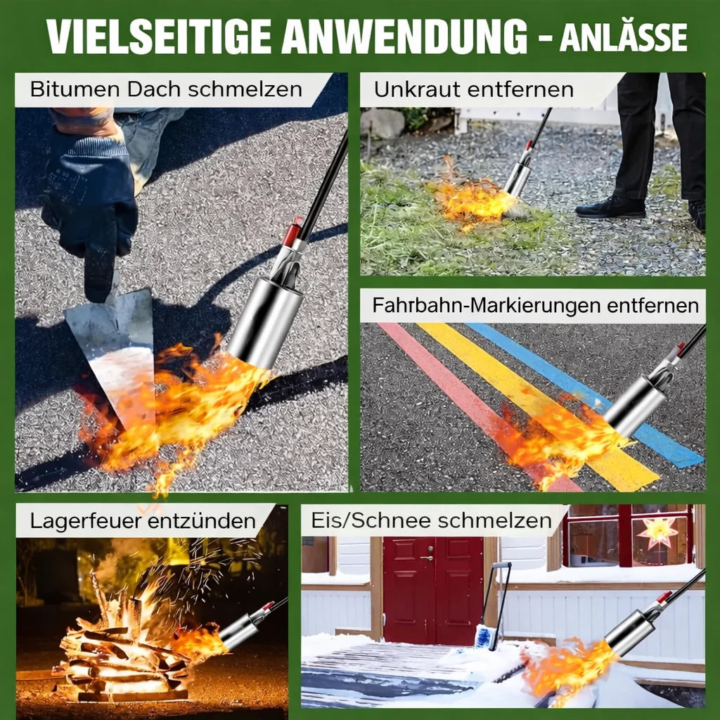 FlamoraX™ Torch — Master Your Flame, Confidently Fight Weeds and Ice