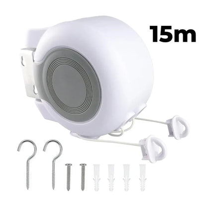 MegaDry™ Retractable Clothesline 2×15 m
