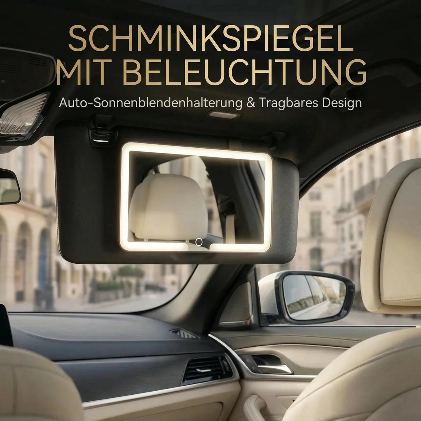 Car Makeup Mirror with Light – GlowVisor