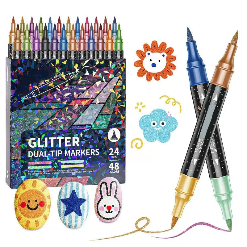 Glimora Double-Sided Glitter Pen Set