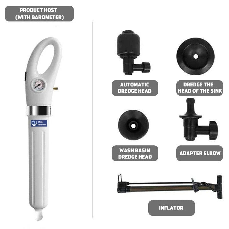 DrainBlast Drain Cleaner with Pneumatic Pressure